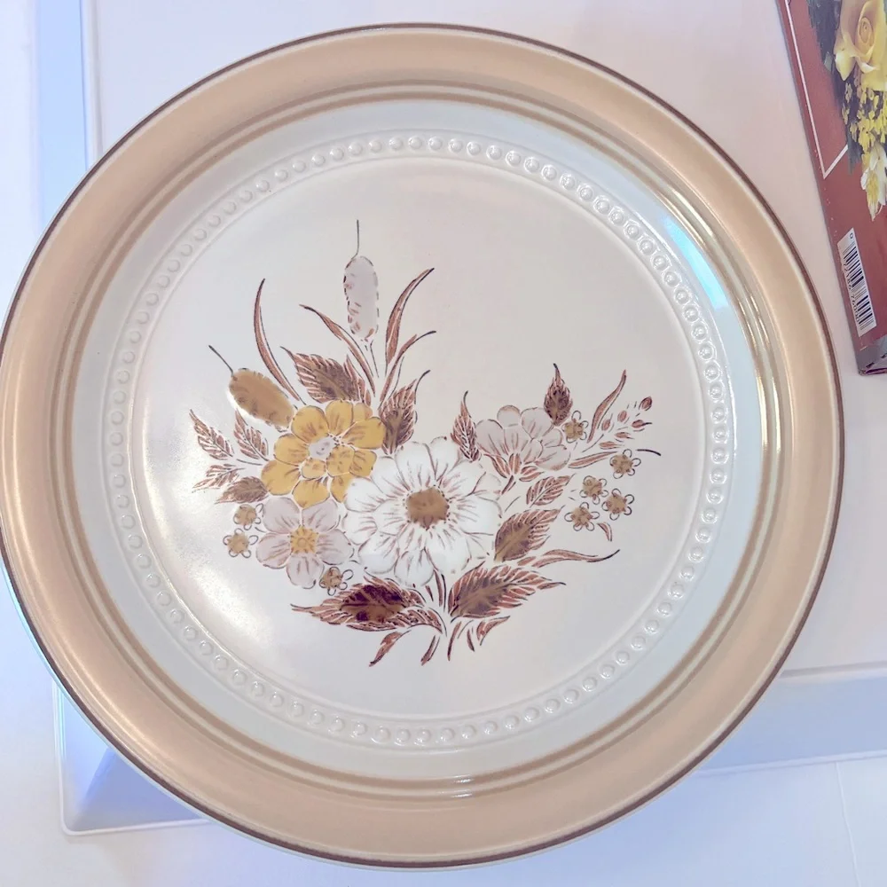 Vintage 3-Piece Johann Haviland Crowning Fashion Fine Dinnerware “Tawny Willows”